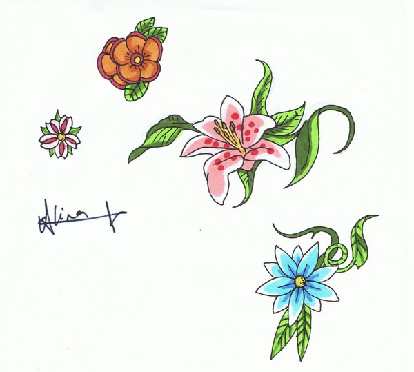 Flower Flash | Flower Tattoo