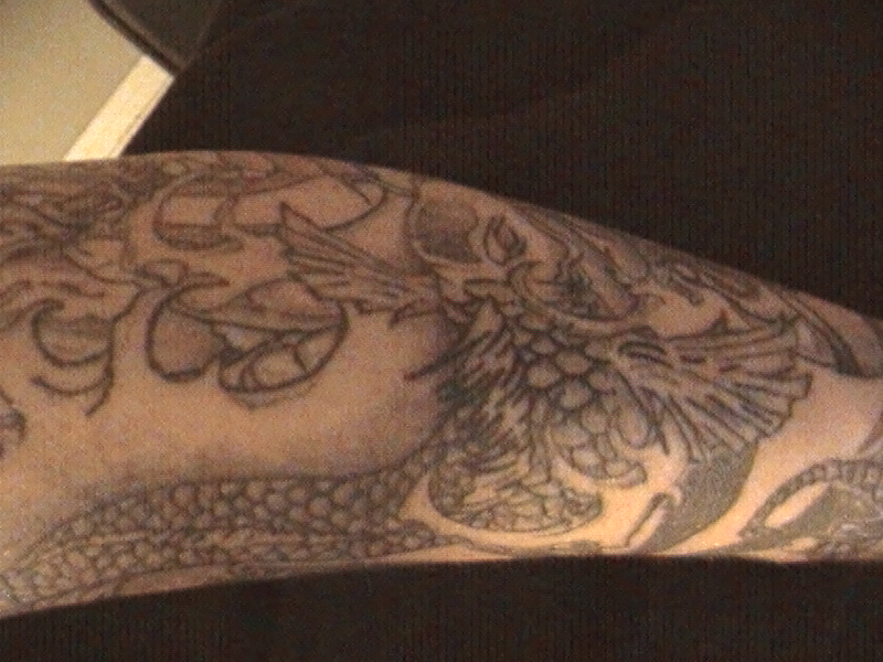 koi in my half sleeve - sleeve tattoo