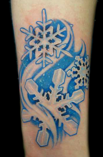 Snowflake Tattoo Foot. snowflake tattoo 2