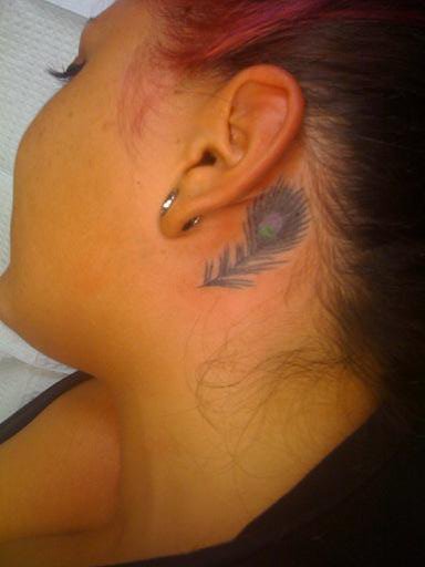 Peacock Feather Tattoo Designs For Women Picture 2