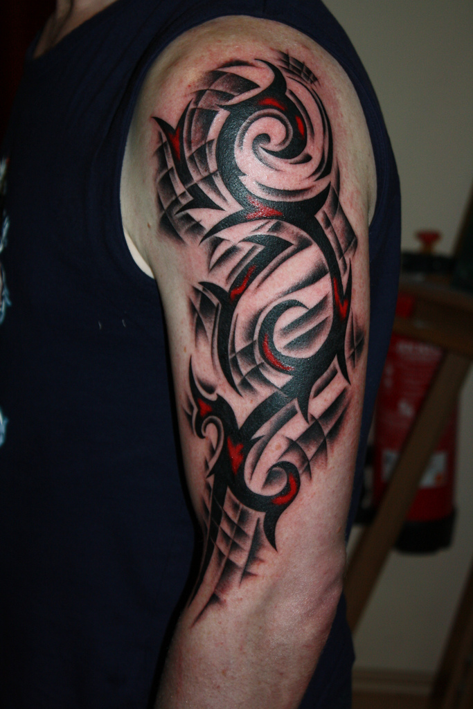 tattoos arm tribal. Tribal Arm Tattoo by ~Natissimo on deviantART