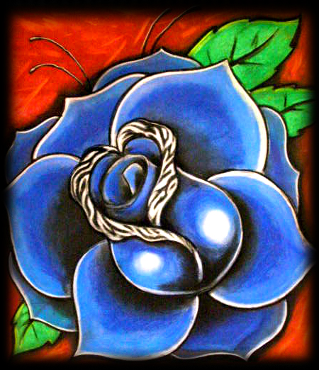 Old school rose painting by ~WildThingsTattoo on deviantART