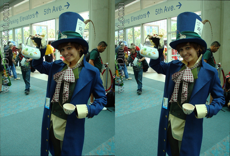 Mad Hatter in 3D Cross View by n1njap1rate on deviantART