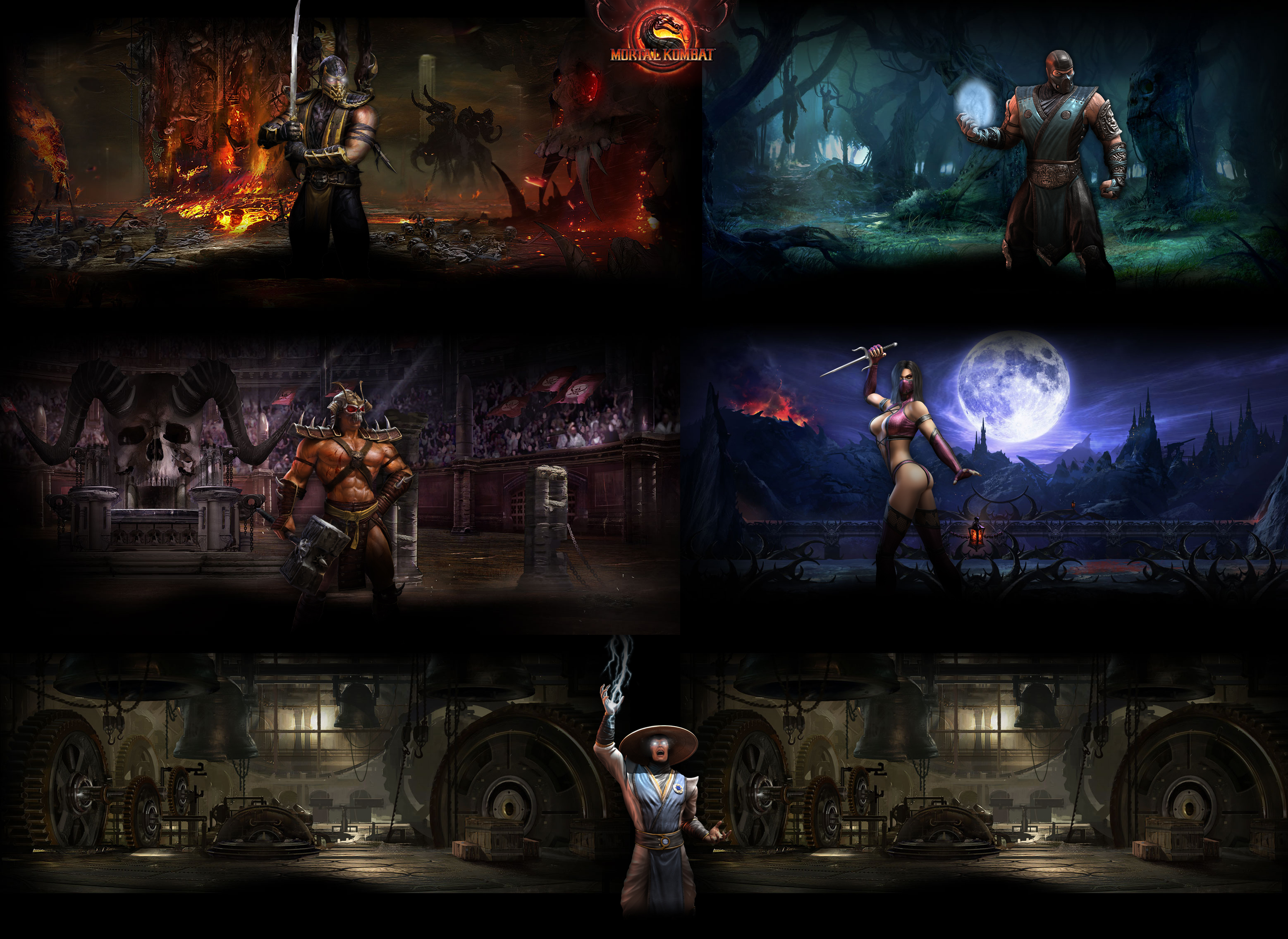 Mortal Kombat 9 Wallpaper 1 wallpaper > 3d Papel de parede > 3d Fondos 