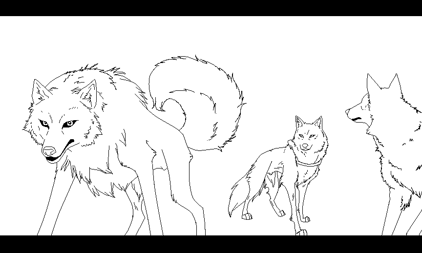 pack of dogs coloring pages - photo #47