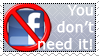 forbidden facebook Stamp by lxddbl