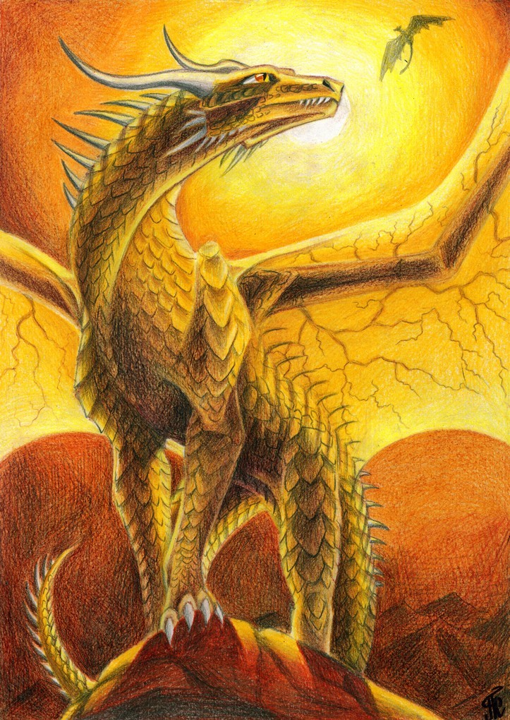 Golden Dragon by DeygiraBlood on DeviantArt