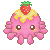 Strawberry Octupus Free Avvie by Hinachuu