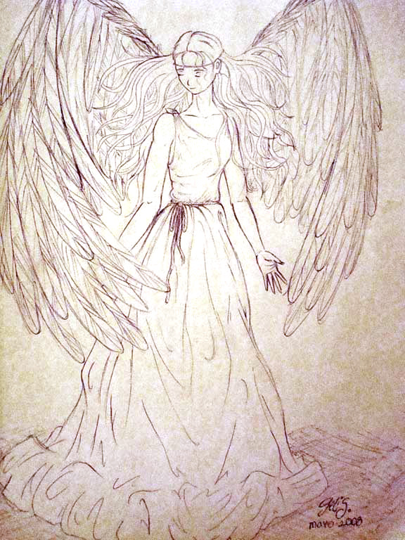 Imágenes para dibujar de ángeles animes - Imagui