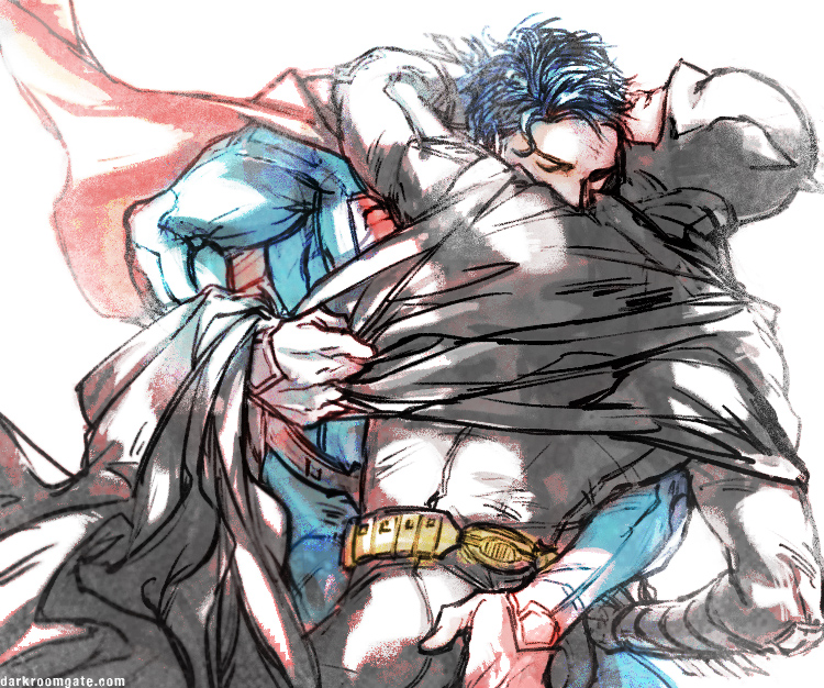 Superman x Batman yaoi by Haining-art