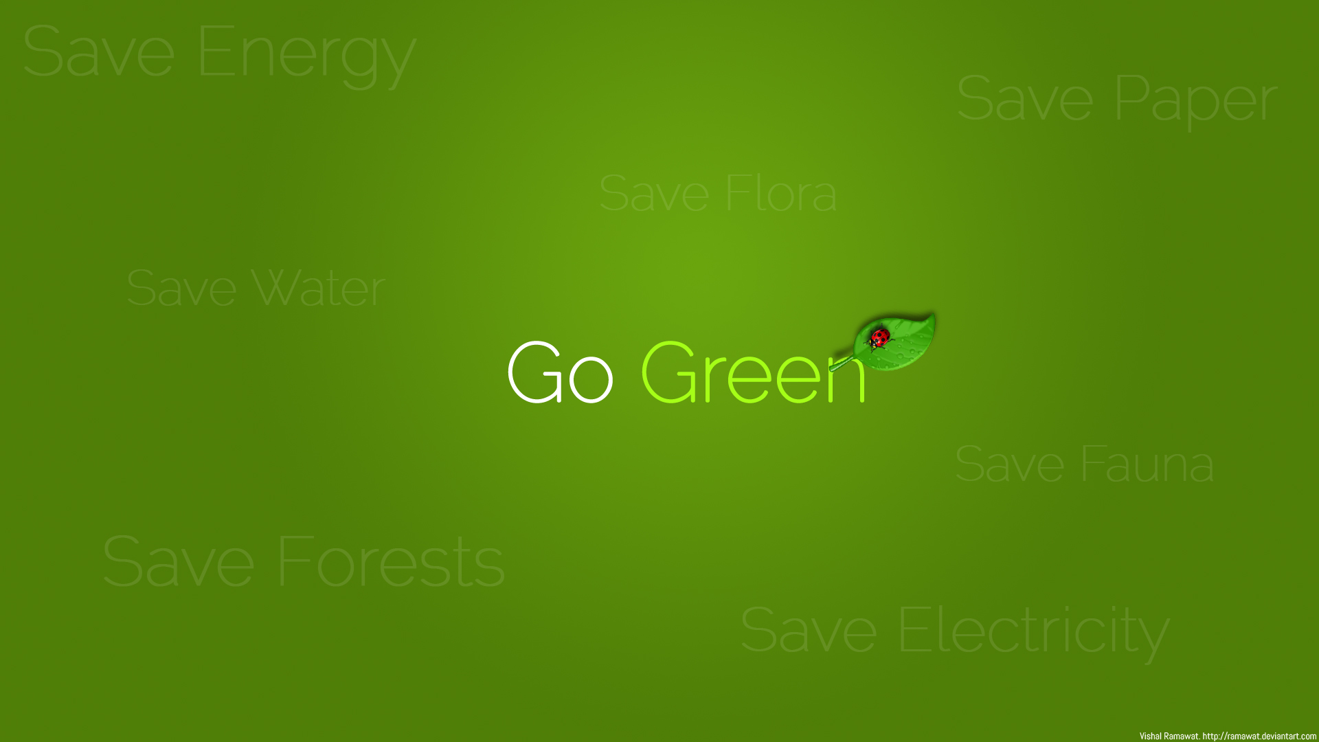 Go-Green adalah suatu gerakan yang bertujuan melestarikan dan menciptakan suasana lingkungan ... 