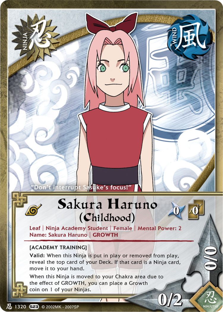Haruno Sakura TG Card 3 by puja39 on DeviantArt