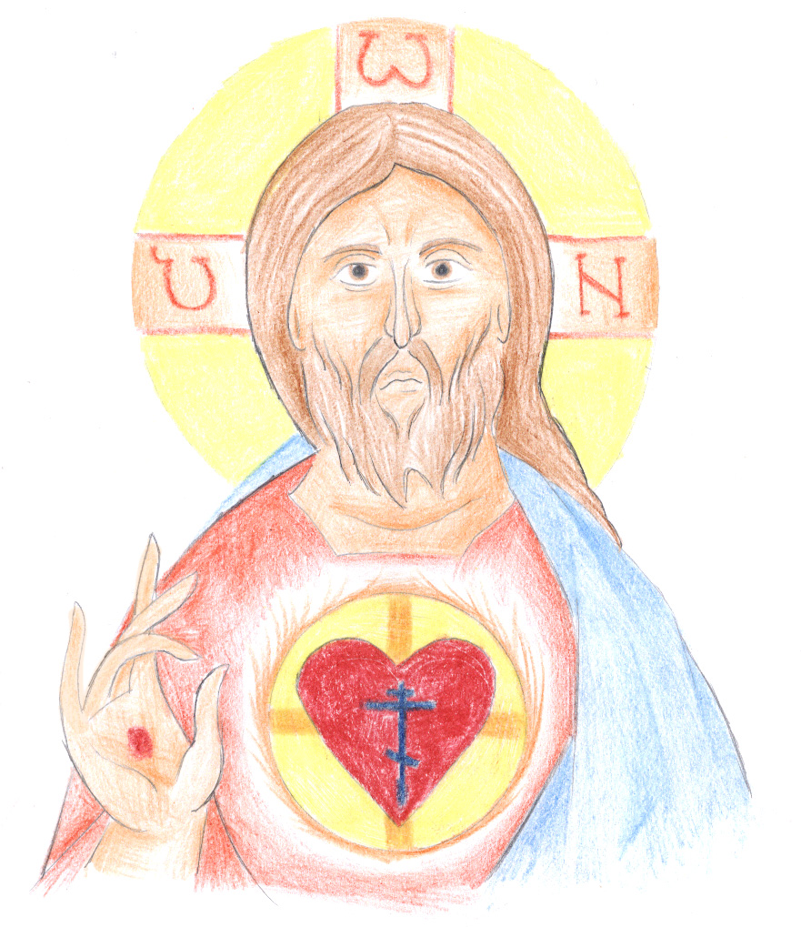 free clip art sacred heart jesus - photo #44
