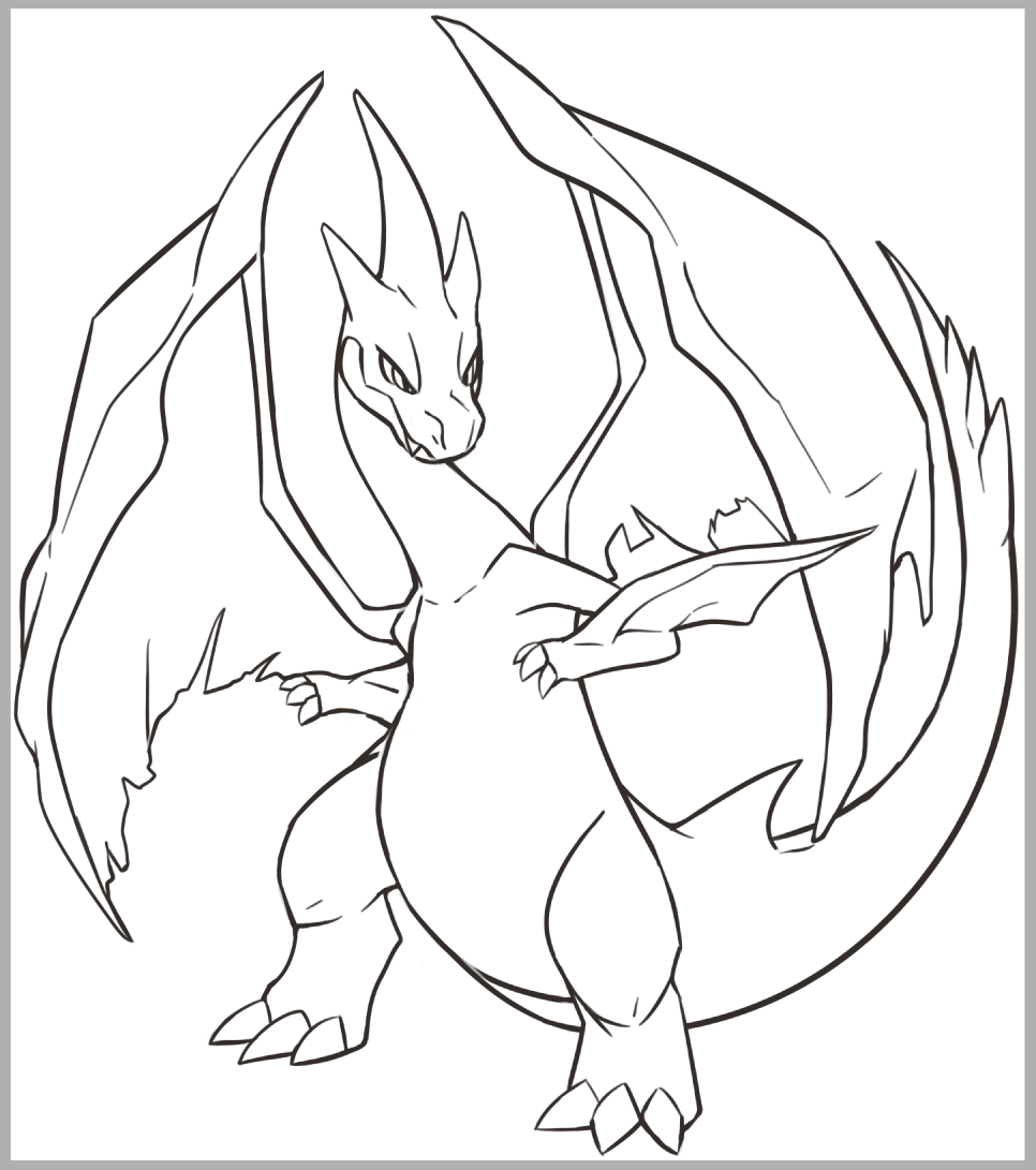 baby charizard coloring pages - photo #32
