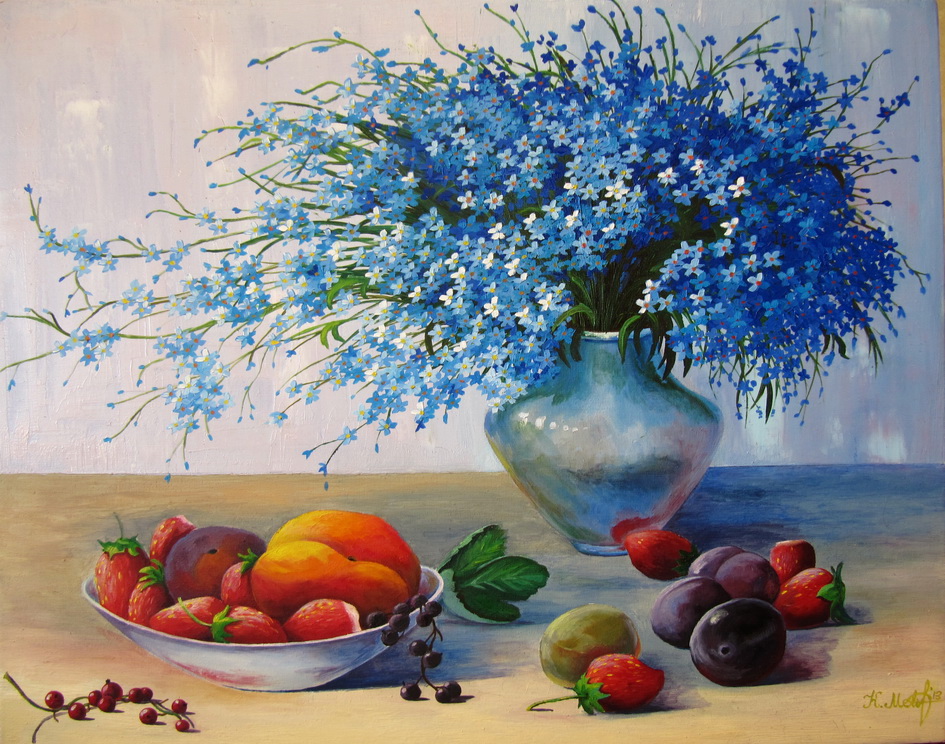 Flowers and fruits by Kaitana