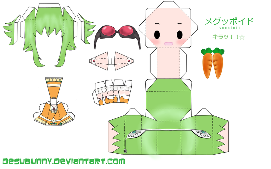 Vocaloid_Megpoid_Papercraft_by_desubunny