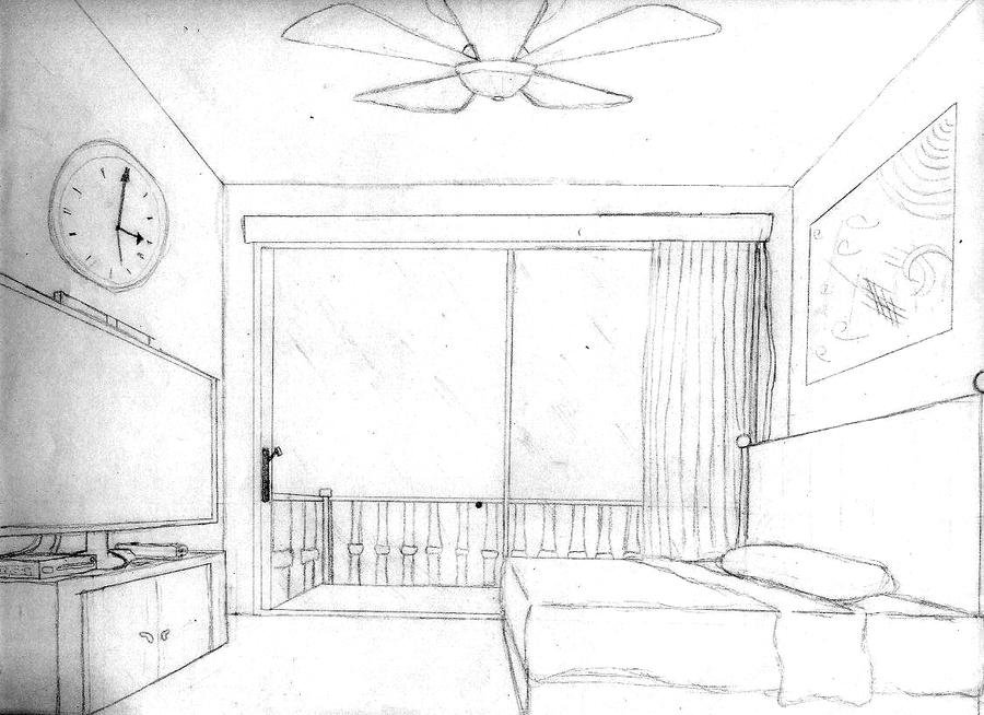 pt. perspective: Bedroom by MPL52293 on DeviantArt