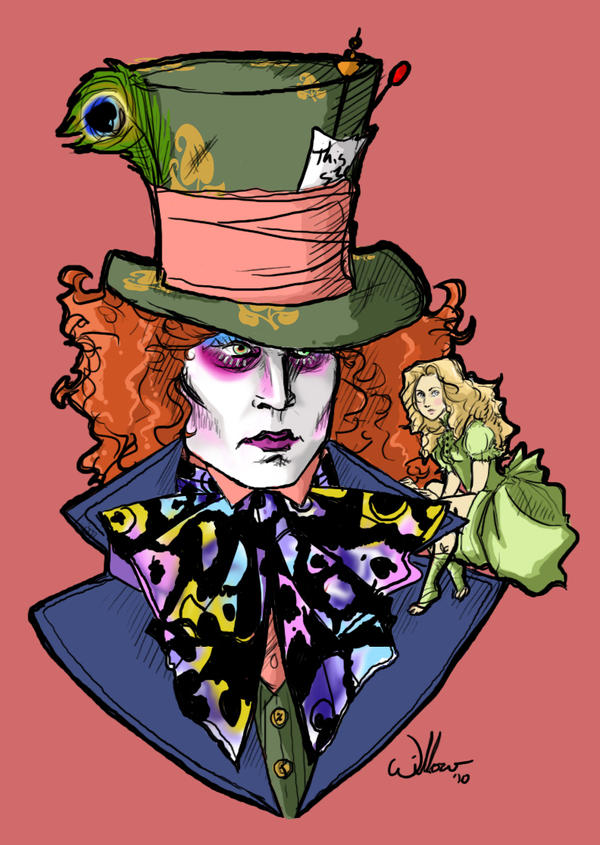 Alice and the Mad Hatter by Willowsama on deviantART