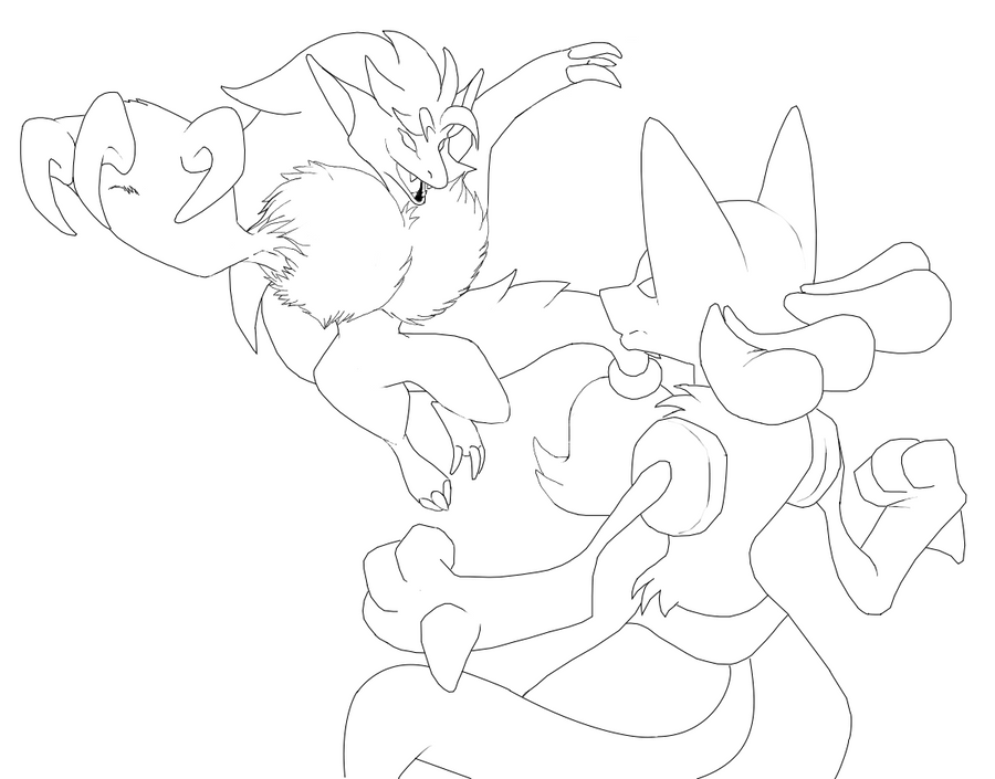 zoroark vs charizard coloring pages - photo #4