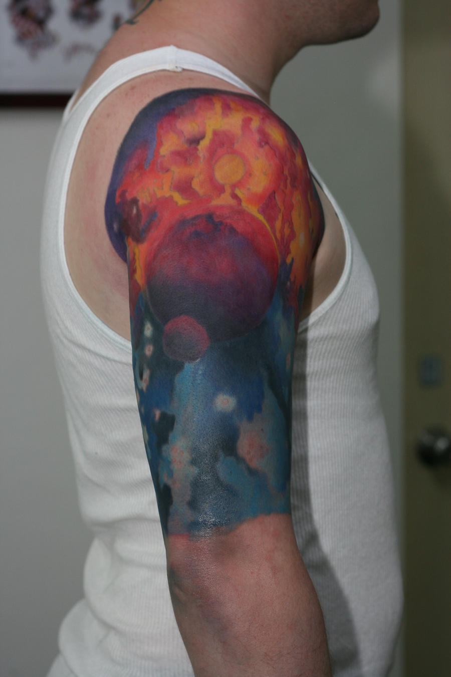 Space Sleeve Finished-ish 1 by *Lucky-Cat-Tattoo on deviantART