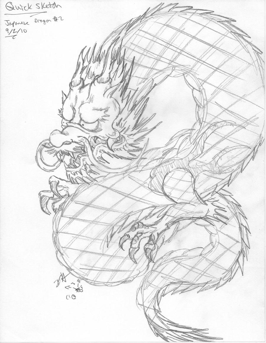 Quick Sketch 2Japanese Dragon
