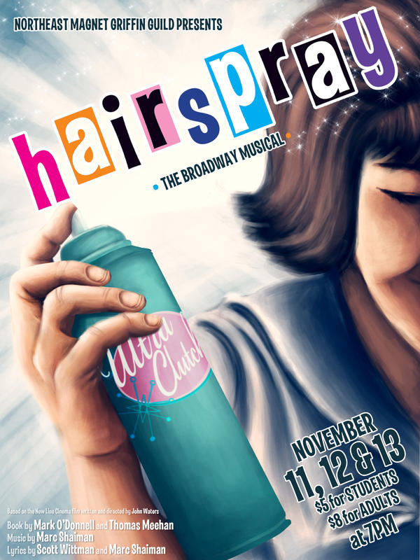 Hairspray Musical Poster. Hairspray the Musical by