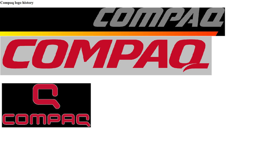 compaq logo. compaq logo history by