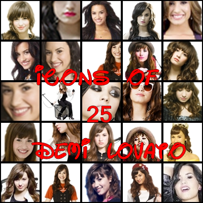25 Icons of Demi Lovato by Luquy on deviantART