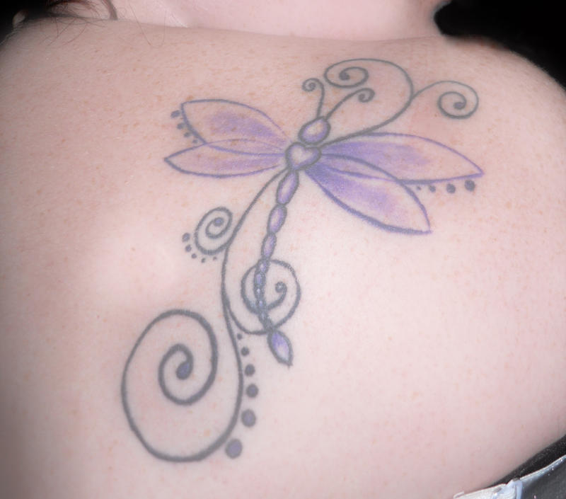 Dragonfly tattoo by Spinalz on deviantART