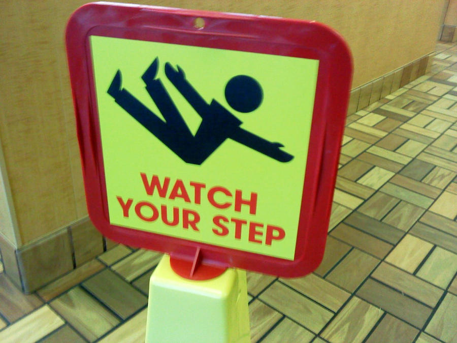 watch your step clipart - photo #28