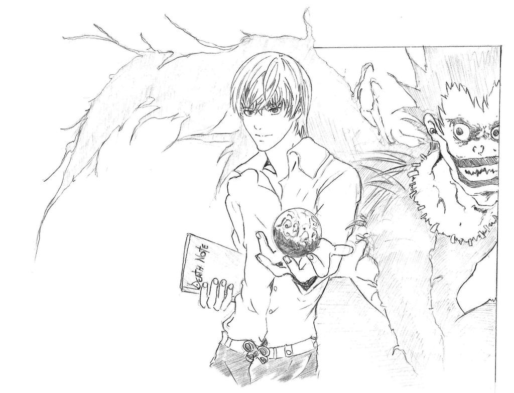 death note coloring pages - photo #13