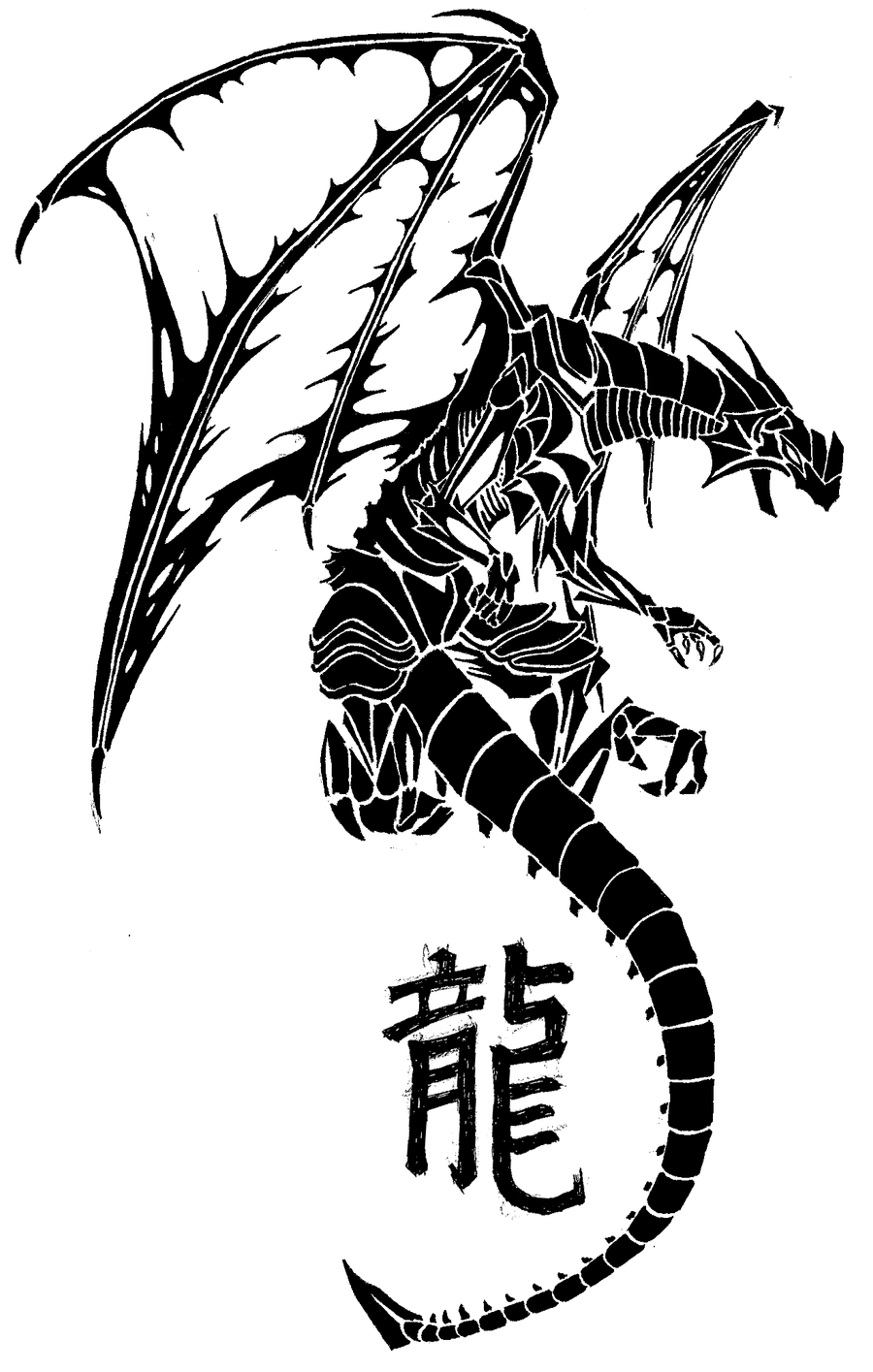 Dragon tattoo by
