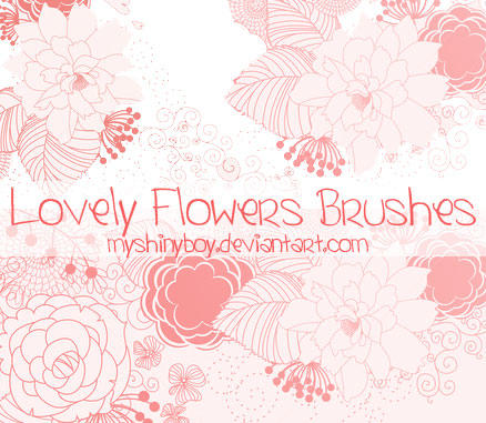 Lovely Flowers Brushes