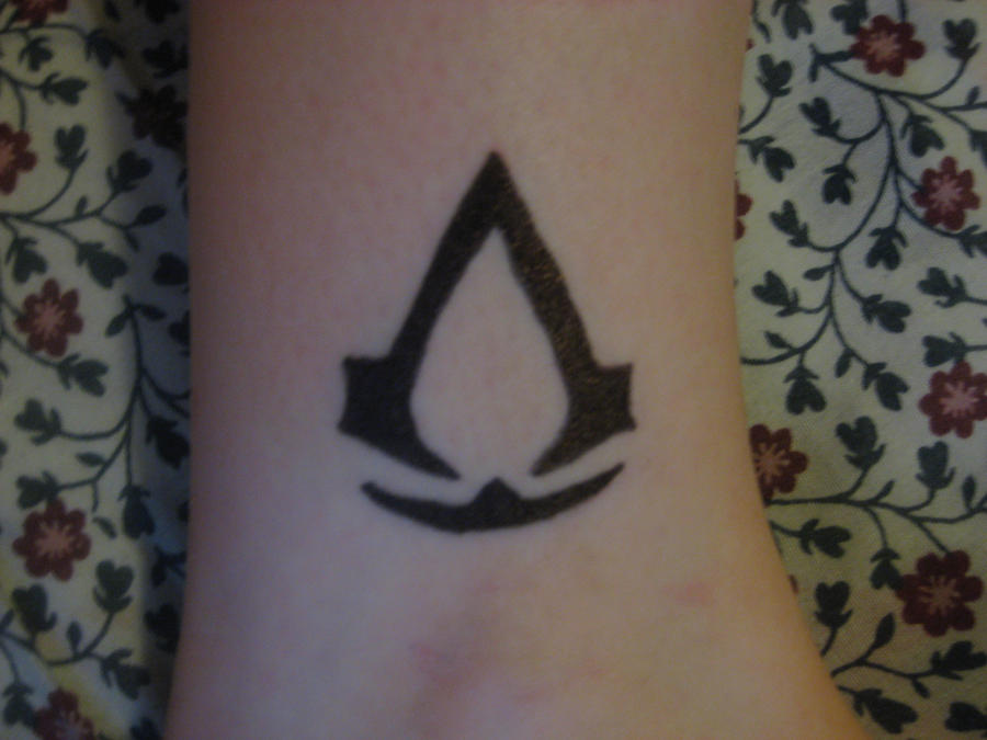 Assassin's Creed Logo Tattoo by SophieAiyana on deviantART