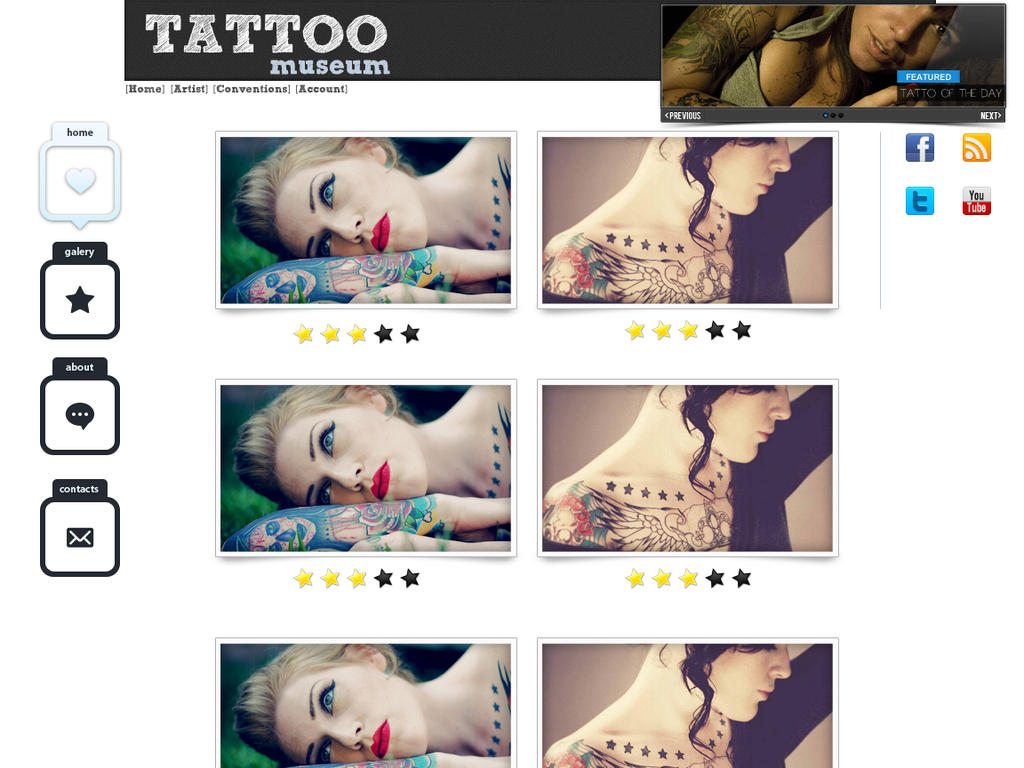 Tattoo Museum Template by LimitMedia on deviantART
