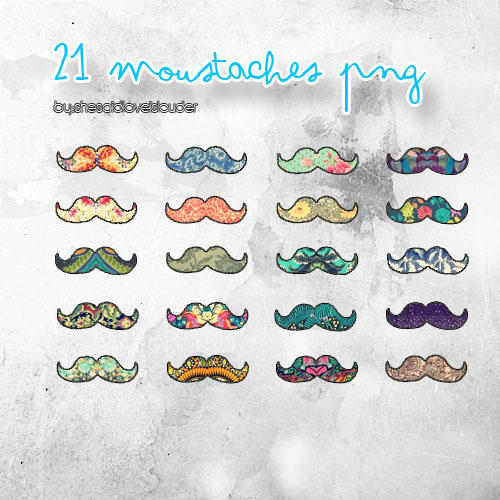 Moustache PNG by shesaidloveislouder