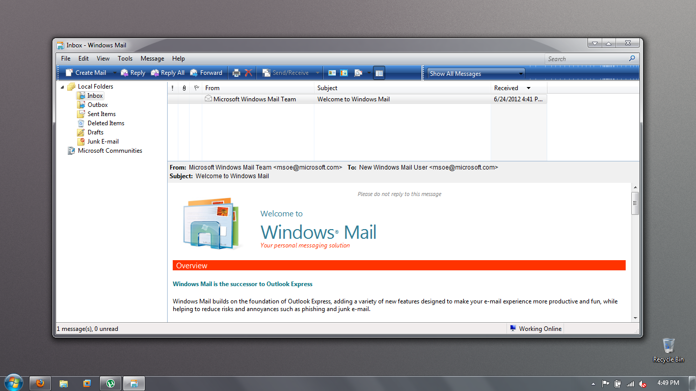 Windows 7 Winmail.Exe
