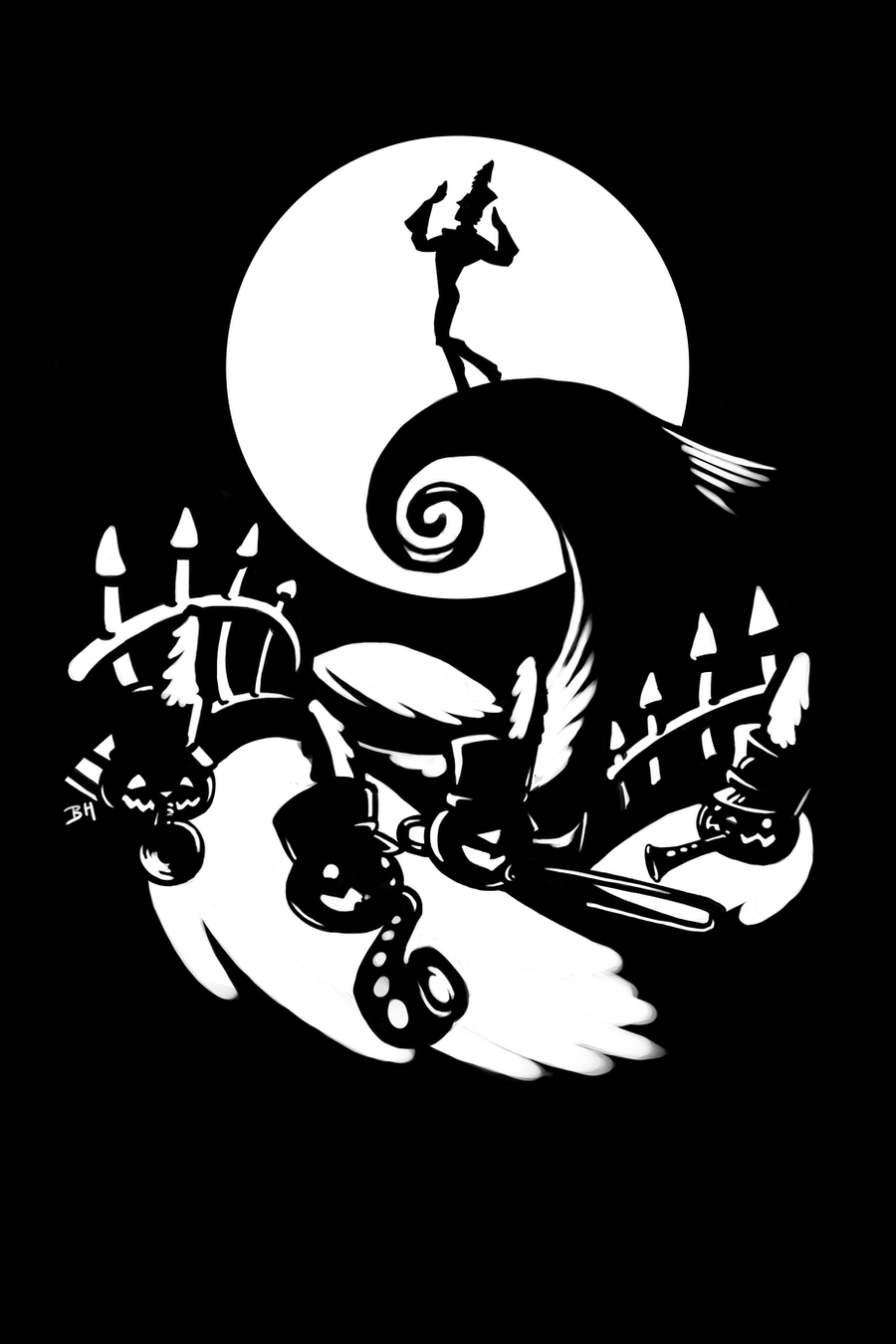 The Nightmare Before Christmas T-Shirt Design by Neverwinterphoenix on ...