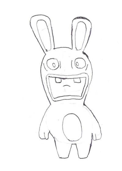 rabbid invasion coloring pages - photo #19