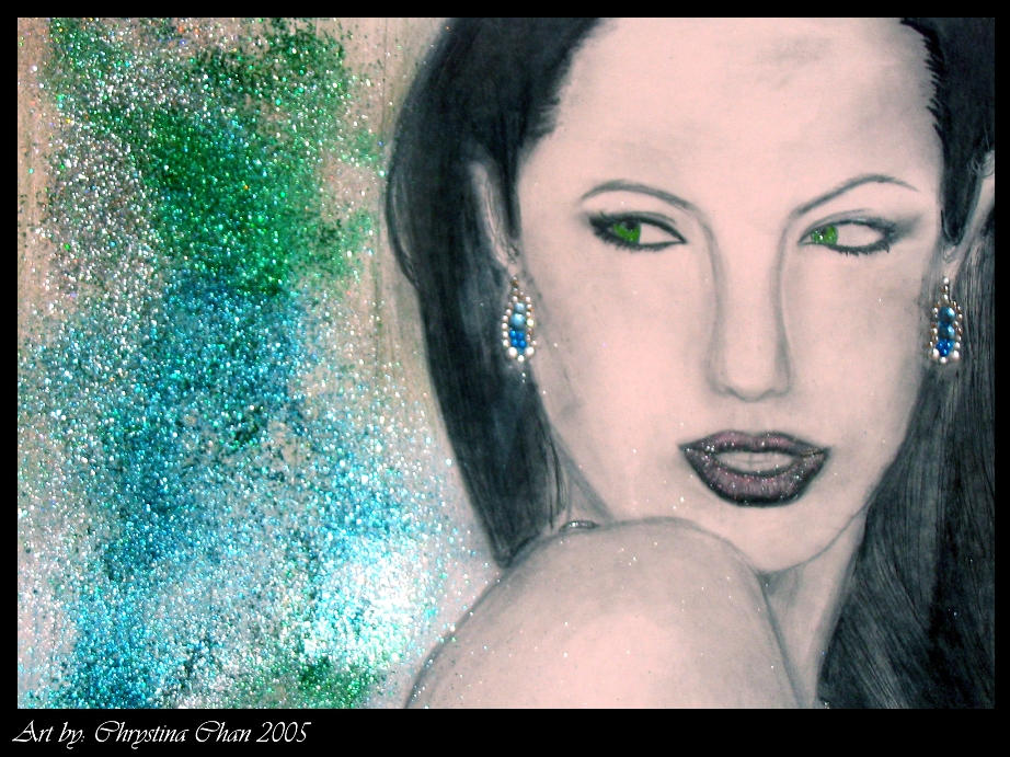 Angelina Jolie Drawing by powerfulgoddess on deviantART
