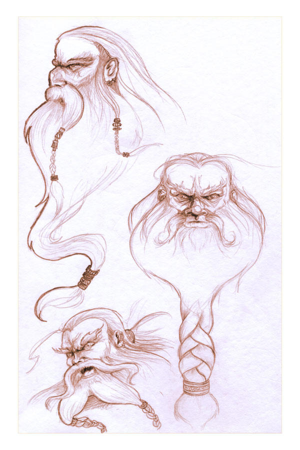 Dwarves From The Hobbit. characters of #39;The Hobbit#39;