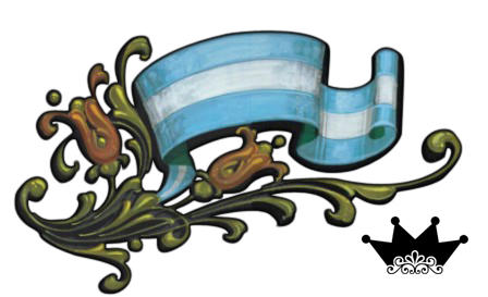 Bandera Argentina Filetiada by th3K1ng on deviantART