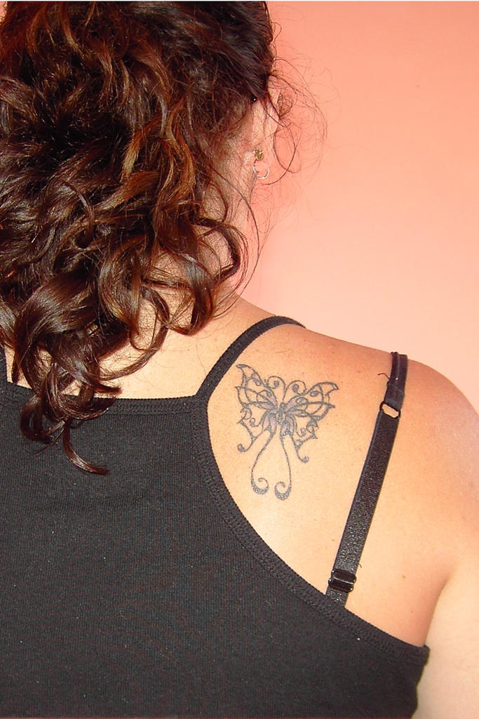butterfly tat - butterfly tattoo
