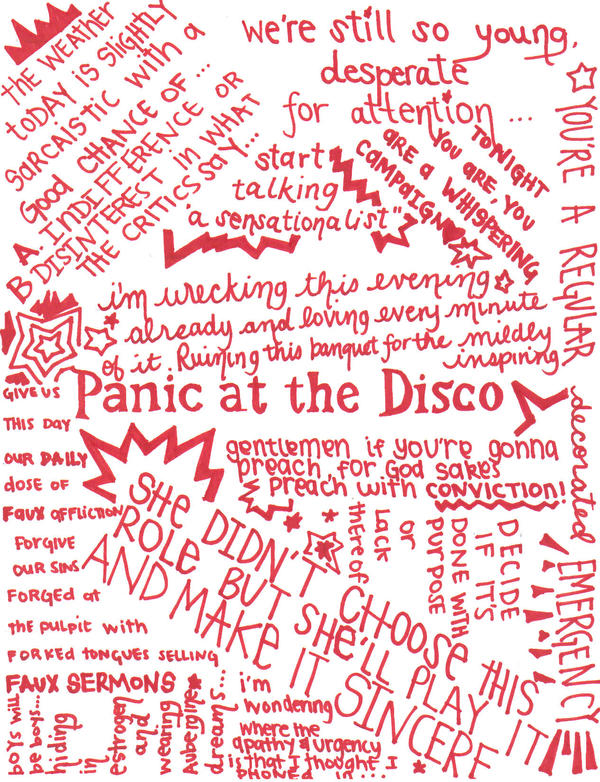 Panic At The Disco Lyrics Wallpaper Iwate Kokyo