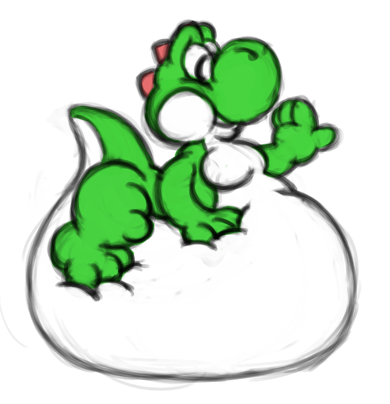 yoshi belly inflation