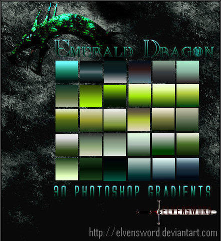 http://fc01.deviantart.net/fs22/i/2007/347/e/0/Emerald_Dragon_Ps_Gradients_by_ElvenSword.jpg