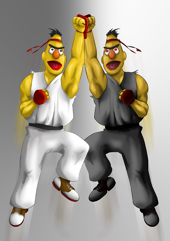 Sesame Street Fight