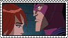 Avengers Stamp - Hawkeye and Black Widow by The-GreenGoblin