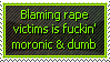 Rape Victim Blaming by Geth-VI