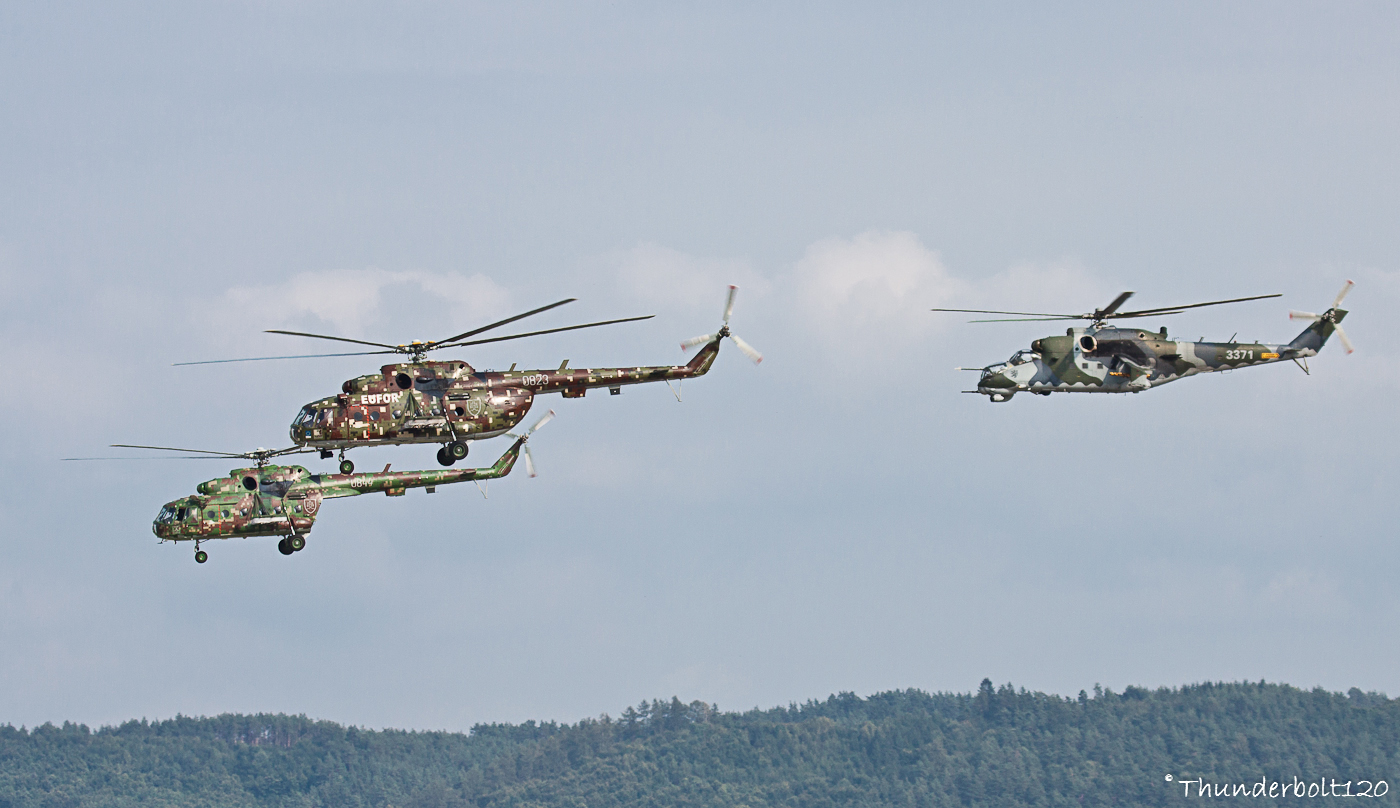 2x Mi-17 and Mi-24